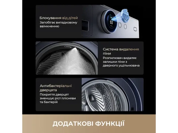 Пральна машина автоматична Dreame L9 (DWF11L90TA) - Фото 6 Пральна машина автоматична Dreame L9 (DWF11L90TA) - изображение 6