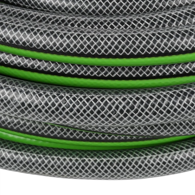 Шланг садовый HydroForce R41850-25 двухслойный 25 м 1/2" Черно-серый с зеленым - изображение 2
