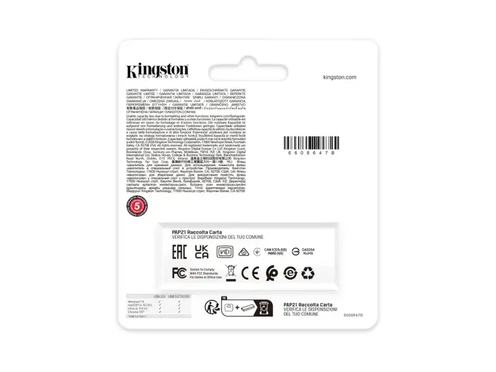 Флешка Kingston 64 GB DataTraveler Exodia G2 (DTXG2/64GB) - Фото 6 Флешка Kingston 64 GB DataTraveler Exodia G2 (DTXG2/64GB) - изображение 6