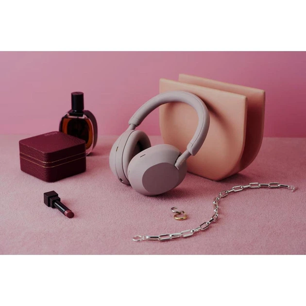 Наушники Sony WH-1000XM5 Smoky Pink - Фото 6 Наушники Sony WH-1000XM5 Smoky Pink - изображение 6