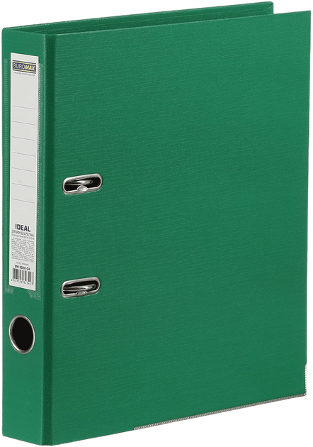 Папка-регистратор Buromax A4 Ideal 50 мм Двусторонняя Зеленая (BM.3020-04с) - Фото 1 Папка-регистратор Buromax A4 Ideal 50 мм Двусторонняя Зеленая (BM.3020-04с) - изображение 1