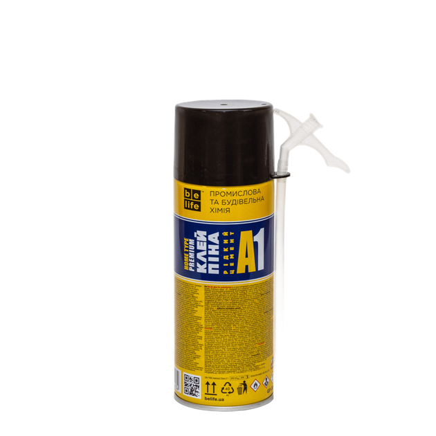 Клей-піна BeLife GF-300 (рідкий цемент) Standart Premium (A1), 300 мл (GF-300) - зображення 2