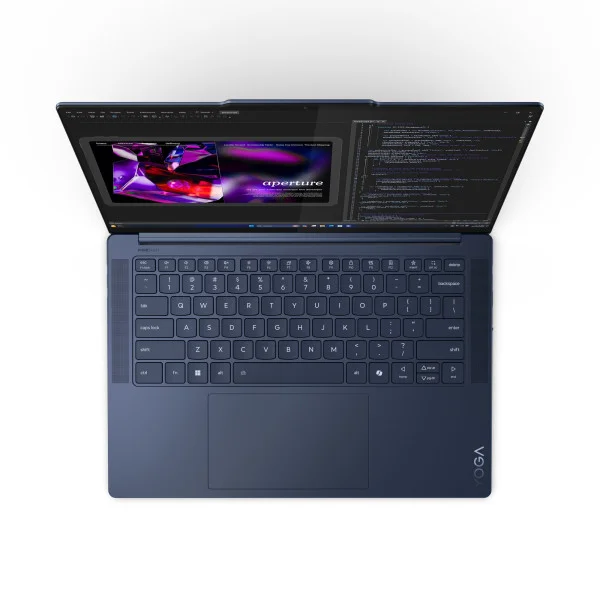 Ноутбук Lenovo Yoga Slim 7 14Q8X9 14.5" OLED 2944x1840 90 Гц / Qualcomm Snapdragon X Elite / Qualcomm Adreno X1 / RAM 16 ГБ / LPDDR5x / SSD 512 ГБ / Windows 11 Home / 1.28 кг (83ED0001US) - изображение 2