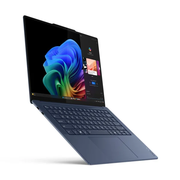 Ноутбук Lenovo Yoga Slim 7 14Q8X9 14.5" OLED 2944x1840 90 Гц / Qualcomm Snapdragon X Elite / Qualcomm Adreno X1 / RAM 16 ГБ / LPDDR5x / SSD 512 ГБ / Windows 11 Home / 1.28 кг (83ED0001US) - изображение 8