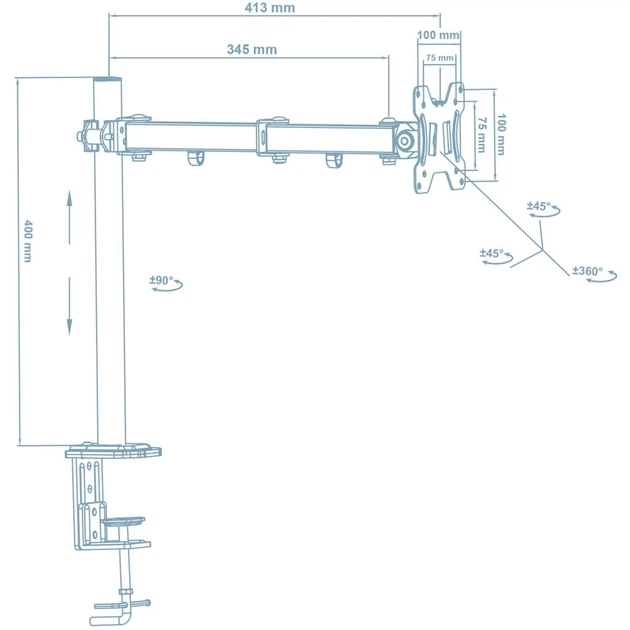 Кронштейн Walfix DM-300B - изображение 2