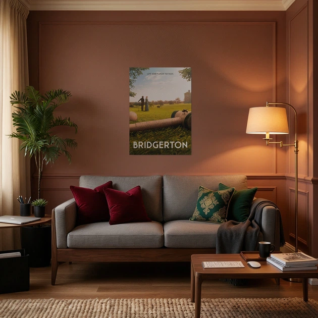 Постер Бриджертоны, Bridgerton, сериал, A3 42×30 см (id6709) - изображение 2