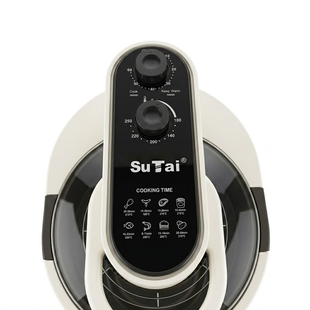 Аерогриль SuTai ST-1010 10 л 3800 Вт з регулюванням температури - зображення 3