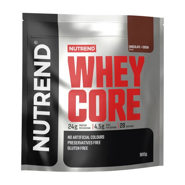 Протеин Nutrend Whey Core (900 г, chocolate+cocoa) - изображение 2