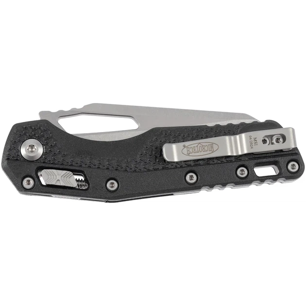 Нож Microtech MSI Stonewash PS Tri-Grip Polymer Black - изображение 4