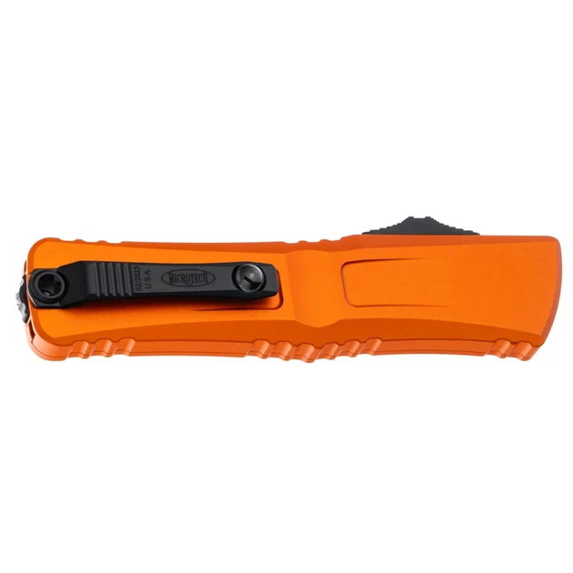 Нож Microtech Combat Troodon GEN III D/E Black Orange Cеррейтор - изображение 3