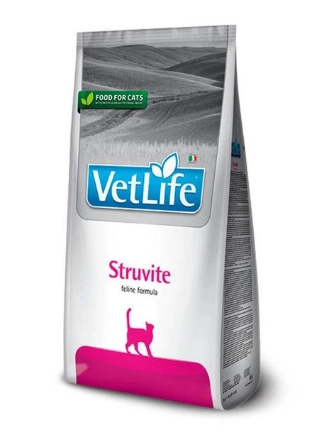 Сухий лікувальний корм для кішок Farmina Vet Life Struvite дієтичне харчування для розчинення струвітних уролітів, 400 г - Фото 1 Сухий лікувальний корм для кішок Farmina Vet Life Struvite дієтичне харчування для розчинення струвітних уролітів, 400 г - зображення 1