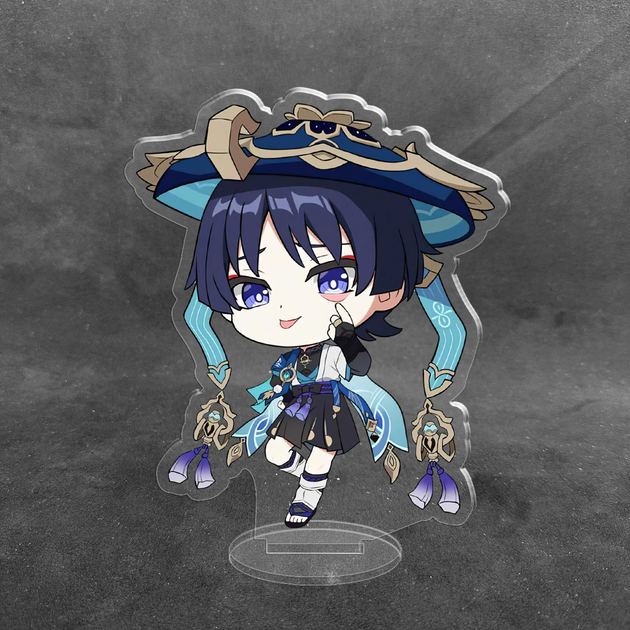 Акриловая коллекционная фигурка Chibi Геншин Импакт - Genshin Impact (Странник Скарамучча) 3 10 см - Фото 1 Акриловая коллекционная фигурка Chibi Геншин Импакт - Genshin Impact (Странник Скарамучча) 3 10 см - изображение 1