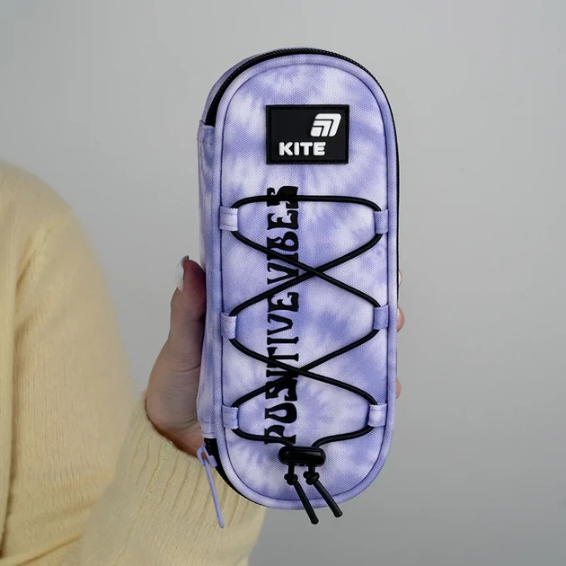 Пенал Kite K26-599-21, 1 отделение, клапан с карманом на молнии, для девочки - изображение 7