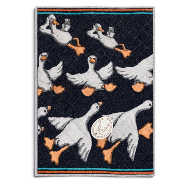 Полотенце хлопковое 25×50 см для кухни 1 шт черный Colorful Home PS-7368 - изображение 2