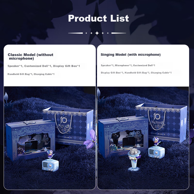 Maowangshouyinji Cat King Audio Little Prince OTR [King of Glory Co-Branded Edition], Bluetooth-колонка, беспроводная портативная ретро-колонка для рабочего стола, подарок на день рождения для меня. - изображение 5