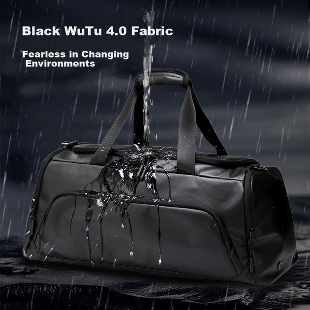Сумка спортивная JD Jingzao Black Warrior вместительная унисекс - изображение 6