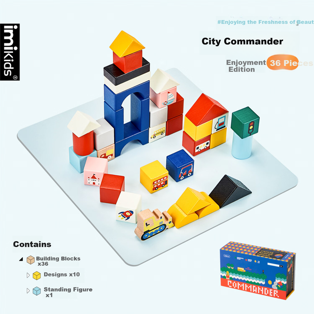 Конструктор Imikids City Commander Городской командир 36 деталей - Фото 3 Конструктор Imikids City Commander Городской командир 36 деталей - изображение 3