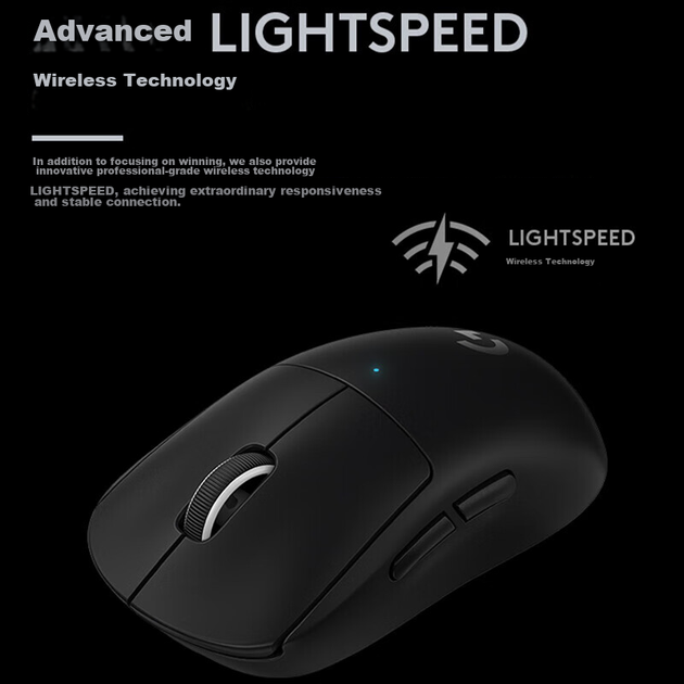 Миша Logitech G Pro X Superlight Wireless/USB Black - Фото 4 Миша Logitech G Pro X Superlight Wireless/USB Black - зображення 4