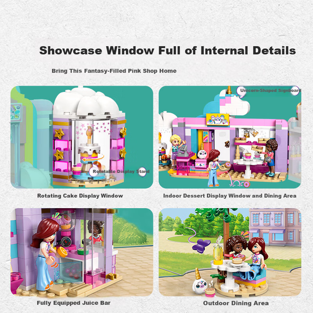 Конструктор LEGO Friends Кафе «Единорог» 475 деталей (42684) - изображение 5