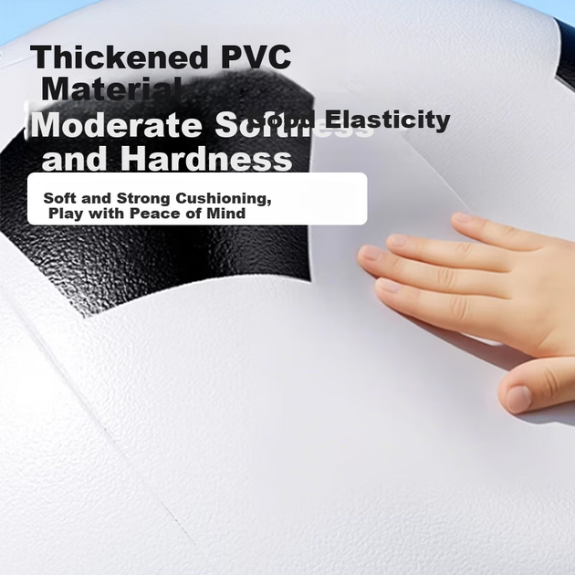 Мяч футбольный надувной Bailishuang, большой, 60 см, с насосом - Фото 6 Мяч футбольный надувной Bailishuang, большой, 60 см, с насосом - изображение 6