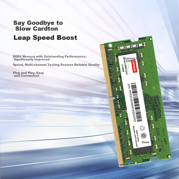 Оперативна пам'ять Lenovo SODIMM DDR4-3200 8192MB PC4-25600 - зображення 2