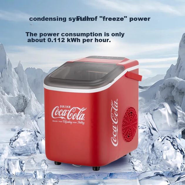 Льдогенератор Coca-Cola мини автоматический, 1.1л, для дома - изображение 7