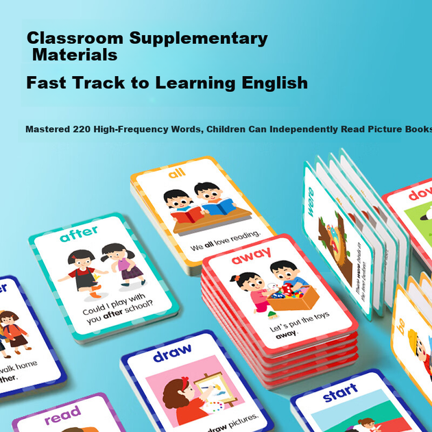 Карточки Saalin Toddler English 220 слов для раннего развития, детские - изображение 12