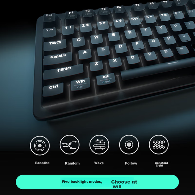 Клавиатура проводная Logitech K848 механическая USB White - изображение 8