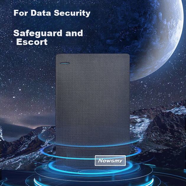 Newsmy 1TB портативный механический жесткий диск с поддержкой двух дисков для резервного копирования, Qingfeng Plus, улучшенный USB 3.0, 2,5-дюймовый, цвет Wind Black, большой объем памяти, мобильное подключение, клетчатый дизайн. - Фото 5 Newsmy 1TB портативный механический жесткий диск с поддержкой двух дисков для резервного копирования, Qingfeng Plus, улучшенный USB 3.0, 2,5-дюймовый, цвет Wind Black, большой объем памяти, мобильное подключение, клетчатый дизайн. - изображение 5