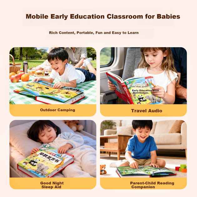 Книга-игрушка Yisirui звуковая обучающая для малышей 0-6 лет - изображение 5