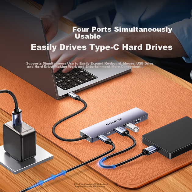 Док-станція Sanze Type-C USB 3.2 високошвидкісна розширювальна док-станція 4K60Hz Thunderbolt HDMI HD інтерфейсний адаптер для Apple MacBook конвертер DKK6-S - Фото 9 Док-станція Sanze Type-C USB 3.2 високошвидкісна розширювальна док-станція 4K60Hz Thunderbolt HDMI HD інтерфейсний адаптер для Apple MacBook конвертер DKK6-S - изображение 9
