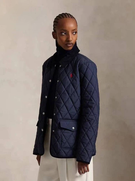 Куртка жіноча Polo Ralph Lauren синього кольору розмір M артикул 54830 - изображение 2