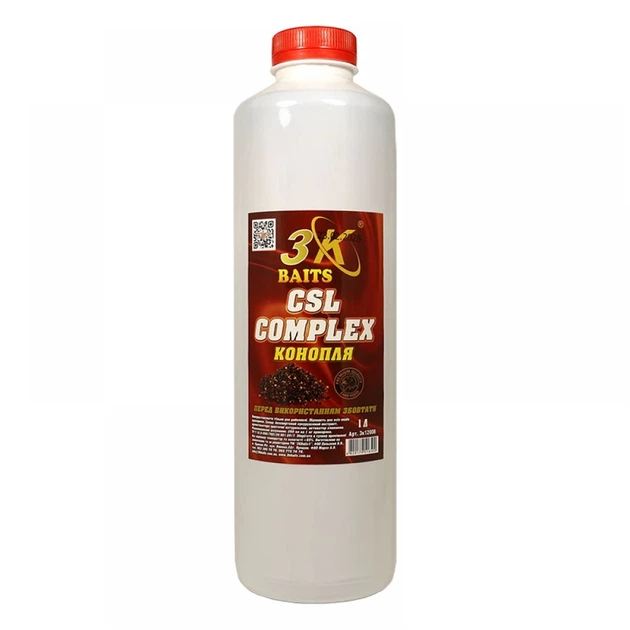 CSL Complex 3KBaits Конопля 1000мл (3KB5244) - Фото 1 CSL Complex 3KBaits Конопля 1000мл (3KB5244) - изображение 1