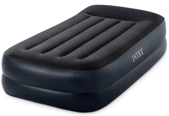 Надувная кровать 99х191х42 см Односпальная надувная кровать Intex для отдыха со встроенным электронасосом - изображение 4