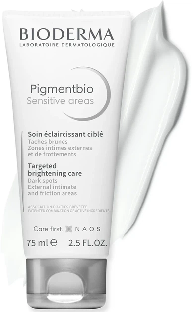 Крем для депигментации тела Bioderma Pigmentbio Sensitive Areas 75 мл (3701129800096) - Фото 5 Крем для депигментации тела Bioderma Pigmentbio Sensitive Areas 75 мл (3701129800096) - изображение 5