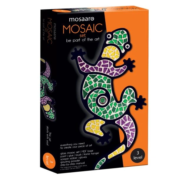Набор для стеклянной мозаики Mosaaro Ящерица (MA3001) - Фото 2 Набор для стеклянной мозаики Mosaaro Ящерица (MA3001) - изображение 2
