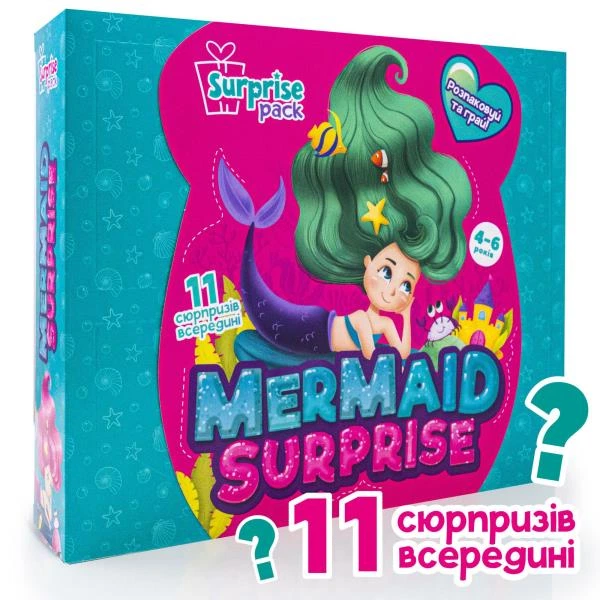 Набір для творчості Vladi toys Русалонька з сюрпризами (VT8080-05) - Фото 1 Набір для творчості Vladi toys Русалонька з сюрпризами (VT8080-05) - зображення 1