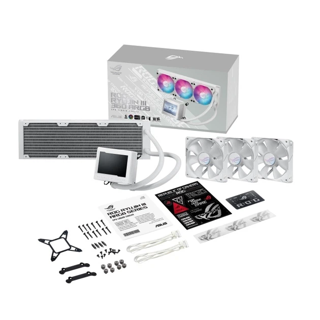 Система водяного охолодження ASUS ROG Ryujin III 360 ARGB White Edition (90RC00L2-M0UAY0) - изображение 2