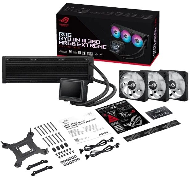 Система водяного охолодження ASUS ROG Ryujin III 360 ARGB Extreme (90RC0131-M0EAY0) - изображение 2