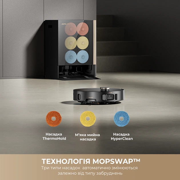 Робот-пилосос MOVA MOBIUS 60 Black-EUA (RLV83LE) - изображение 4