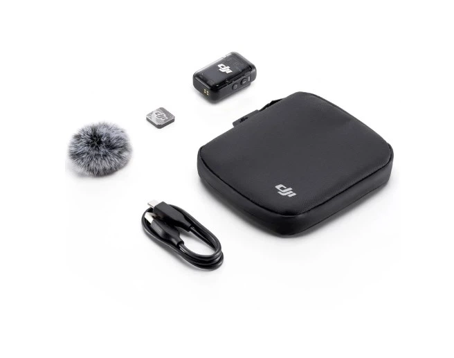 Передавач радіосистеми DJI Mic 2 Transmitter Shadow Black (CP.RN.00000328.01) - изображение 2