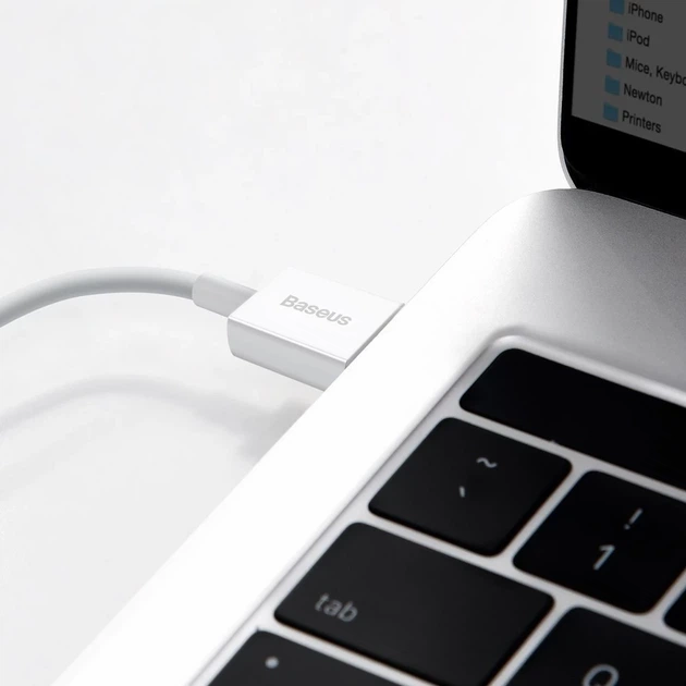 Кабель Baseus Superior Series Fast Charging USB-A to Lightning 1m White (CALYS-A02) - изображение 10
