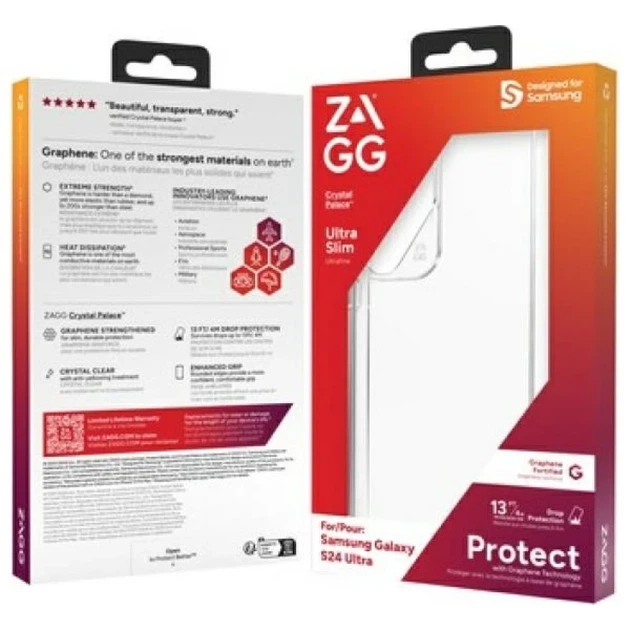 Чохол ZAGG Crystal Palace для Samsung Galaxy S24 Ultra Clear (702313568) - зображення 3