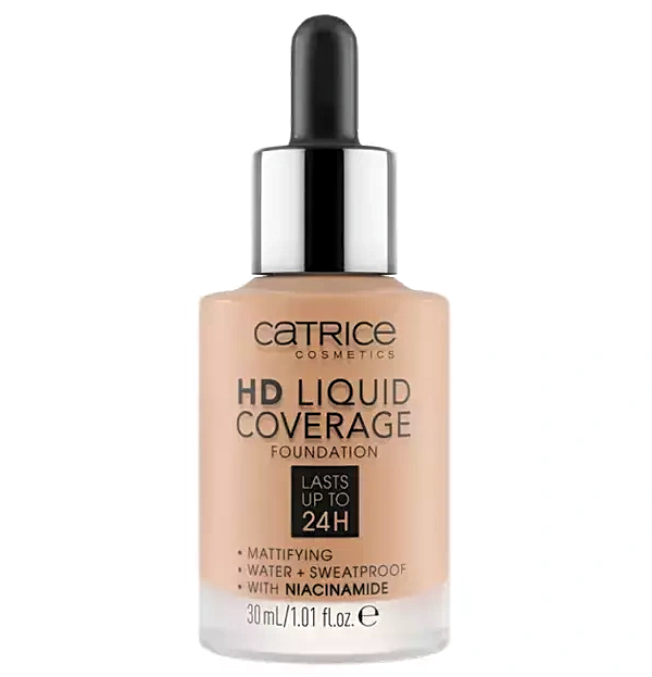 Catrice HD Liquid Coverage Foundation Жидкая тональная основа № 040 "Warm Beige" - Фото 1 Catrice HD Liquid Coverage Foundation Жидкая тональная основа № 040 "Warm Beige" - изображение 1