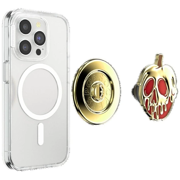 Держатель для телефона Popsockets Round Disney Enamel Poison Apple Gold (114075) - изображение 7
