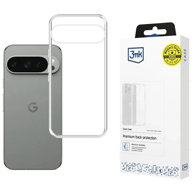 Чехол 3mk Clear Case для Google Pixel 10 / Google Pixel 10 Pro Clear (5903108645874) - Фото 1 Чехол 3mk Clear Case для Google Pixel 10 / Google Pixel 10 Pro Clear (5903108645874) - изображение 1