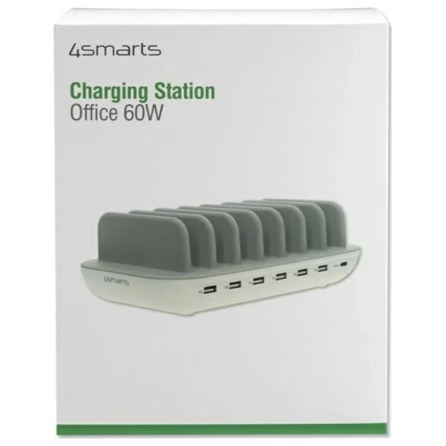 Зарядная станция 4smarts Office 60W White (462310) - изображение 3