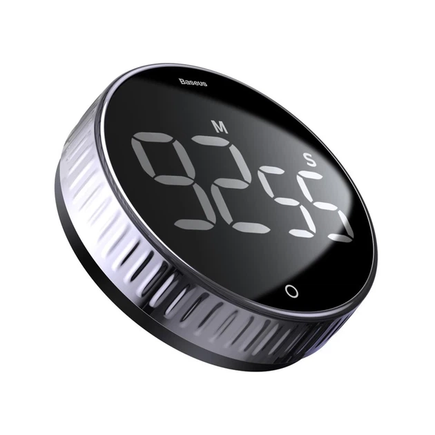 Таймер Baseus Heyo Rotation Countdown Timer Black (ACDJS-01) - Фото 2 Таймер Baseus Heyo Rotation Countdown Timer Black (ACDJS-01) - зображення 2