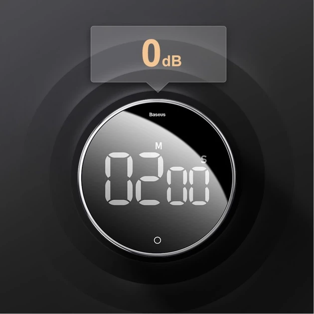 Таймер Baseus Heyo Rotation Countdown Timer Black (ACDJS-01) - Фото 13 Таймер Baseus Heyo Rotation Countdown Timer Black (ACDJS-01) - зображення 13