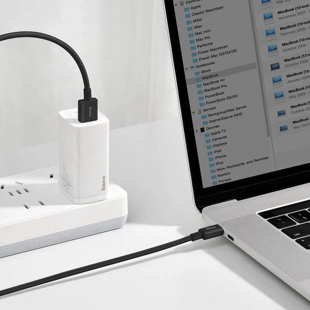Кабель Baseus Superior USB-A to USB-C 1m Black (CATYS-01) - зображення 9